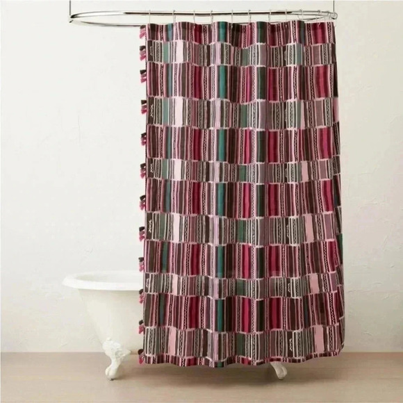 NWT OPALHOUSE & JUNGALOW SHOWER CURTAIN - Picture 1 of 5